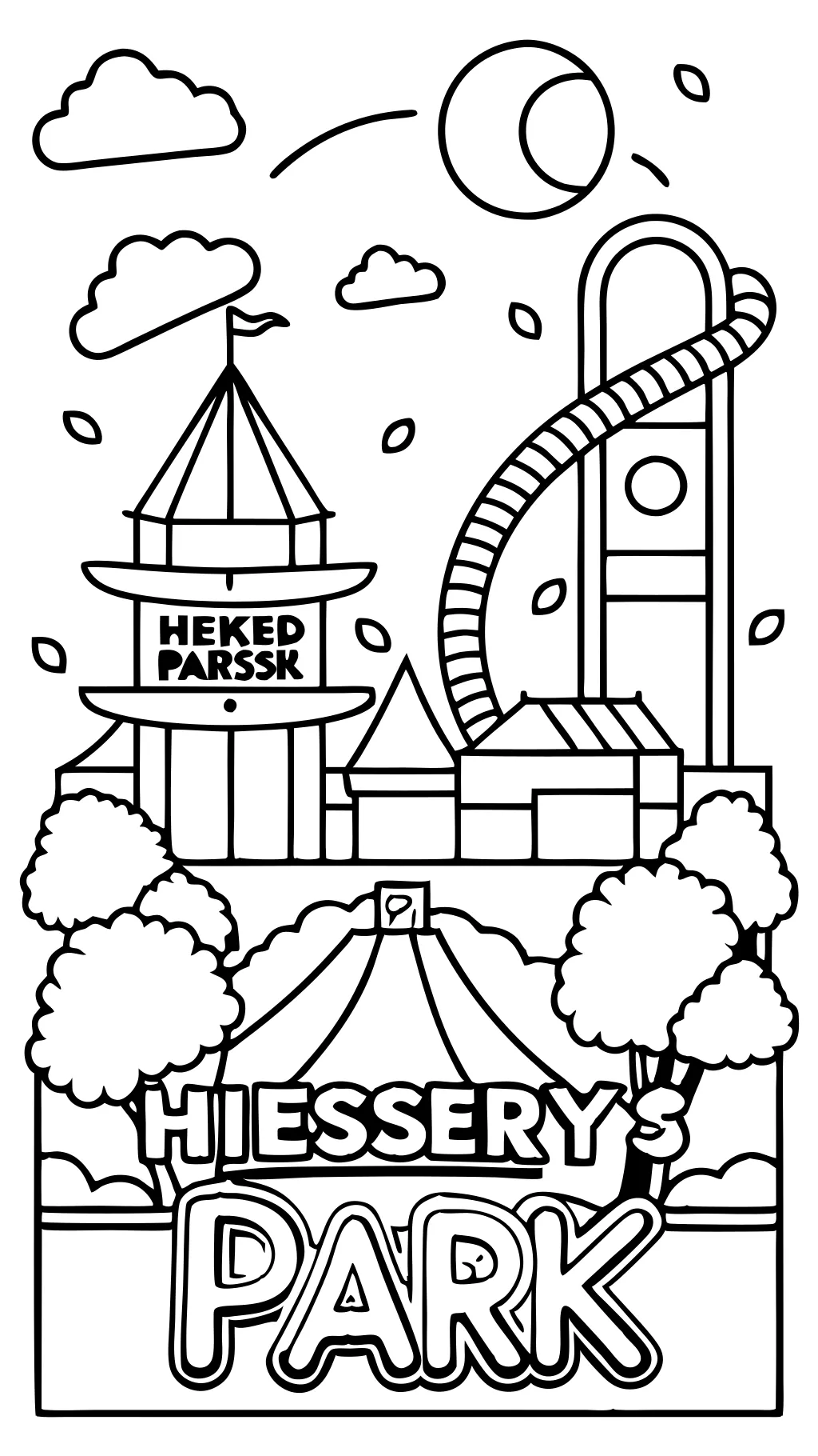 Coloriage Hershey Park